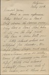 Letter, W. N. (William Neill) Bogan, Jr. to His Mother, Catherine F. Bogan, May 29, 1945