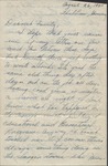 Letter, W. N. (William Neill) Bogan, Jr. to His Family, August 26, 1945