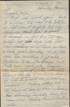Letter, W. N. (William Neill) Bogan, Jr. to His Parents, September 1, 1945
