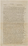 Newsletter, “On the Beam” Volume 25, A Private Newsletter by Howard Coleman to His Friends and Family, December 20, 1944