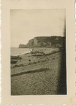 Etretat Beach, France, 1945 by William Neill Bogan Jr.