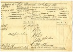 Tax receipt for 1866