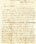 Letter, Charlotte Lucinda Boswell to Arthur Boswell; 7/8