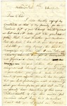 Letter, Charlotte Lucinda Boswell to Arthur Boswell; 2/26
