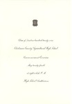 1929 Graduation Invitation Pieces
