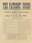 Patron's Union Announcement by G. C. Hamilton