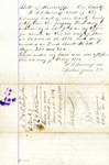 Deed Documents, Lee County, Mississippi December 10, 1875
