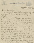 Handwritten Letter, Gale Carr to Florence Carr, October 8, 1931