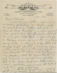 Handwritten Letter, Gale Carr to Florence Carr, October 31, 1931 by James Gale Carr