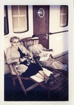 Gale and Florence Carr Seated on a Deck