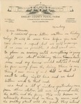 Handwritten Letter, Gale Carr to Florence Carr, October [?], 1931