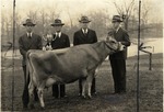 Presentation of Jersey Cattle Club Accomplishment Award, North Mississippi Livestock Association