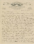 Handwritten Letter, Gale Carr to Florence Carr, December 17, 1931