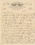 Handwritten Letter, Gale Carr to Florence Carr, November 29, 1931