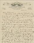 Handwritten Letter, Gale Carr to Florence Carr, October 21, 1931