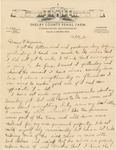 Handwritten Letter, Gale Carr to Florence Carr, October 17, 1931 by James Gale Carr