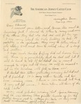 Handwritten Letter, Gale Carr to Florence Carr, November 24, 1931