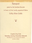 Banquet for Cully Cobb