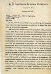 Letter, A. M. Dantzler to Joseph J. Twitty, 11/18/1947