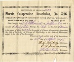 Certificate of Share in the Phoenix Cooperative Association