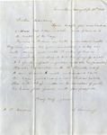 Letter, Tolbert Fanning to John P. Darden; 09/21/1852 by Tolbert Fanning