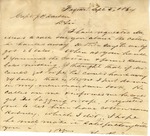 Letter to J. P. Darden; 09/05/1864