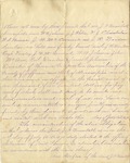 Contract with J. P. Tunstall