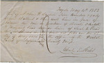 Receipt for Payment in Full Probate Court, May 5, 1853