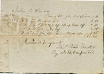 Receipt for Household Items, January 28, 1856