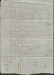 Account Statement for Food and Household Items, February 15, 1858