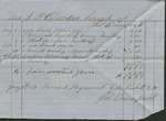 Account Statement for Clothing Materials, 1859
