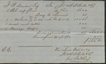 Account Statement for household Items, November 21, 1859