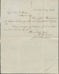 Letter, C. Barksdale to John P. Darden, January 9, 1860