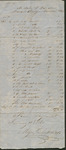 Receipt for Clothing and Household Items, January 23, 1860