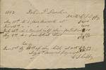 Receipt for Clothing, August 6, 1863