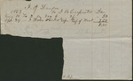 Receipt for Door Locks, August-September, 1863
