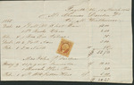 Account Statement for Household Items, 1865