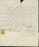 Account Statement for Clothing, September 19, 1866