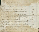 Account Statement for Food, September 22, 1866