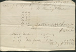 Receipt for Unidentified Purchase, December 19, 1868