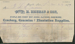 Receipt for Clothing, December 29, 1879