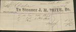 Receipt for Freight Shipping of Livestock Feed, March 11, 1882