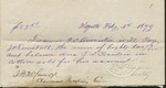 Promissory Note, Treasurer Phoenix Cooperative Association to J. P. Tunstall, February 13, 1879