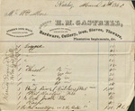 Account Statement for Tools and Hardware, March 4, 1869