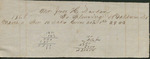 Receipt for Corn, March 4, 1868