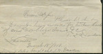 Order for Corn, March 18, 1868