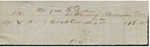 Receipt for Corn, April 9, 1868
