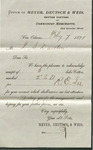 Letter of Acknowledgement for Consignment of Cotton, February 7, 1871