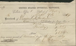 Internal Revenue Tax Receipt, Thomas L. Darden, September 7, 1869