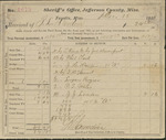 State, County, and Special Fund Taxes Receipt, December 15, 1885